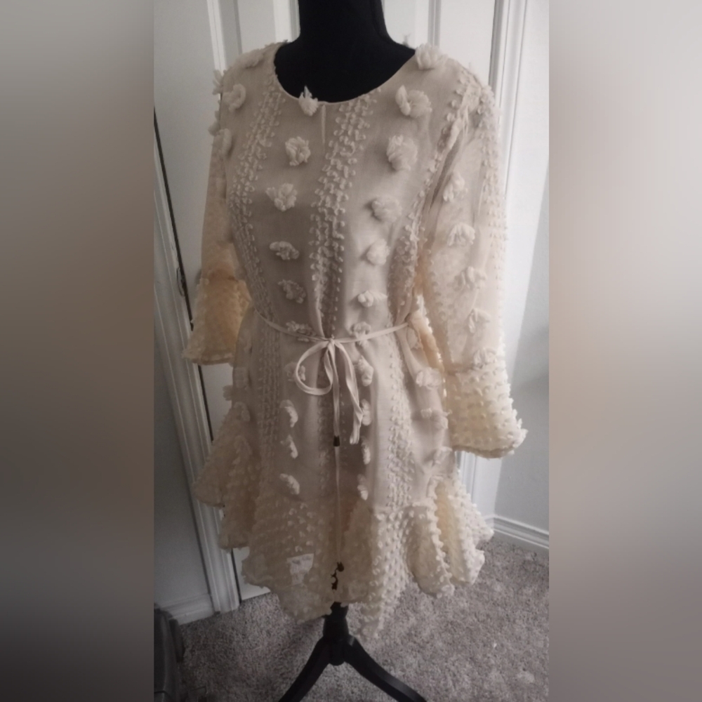 Entro off white medium dress